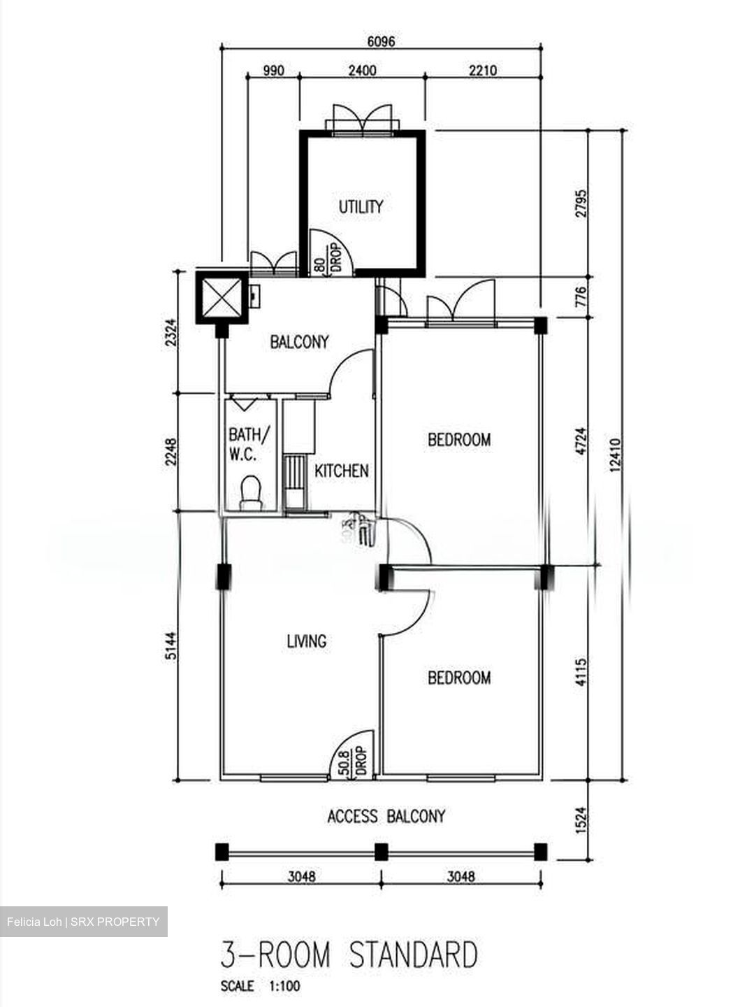 Blk 90 Commonwealth 16 (Queenstown), HDB 3 Rooms #565170751
